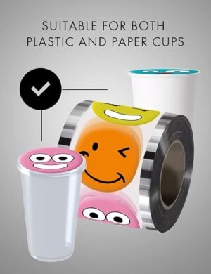 Film roll for cup sealer 90mm 95mm
