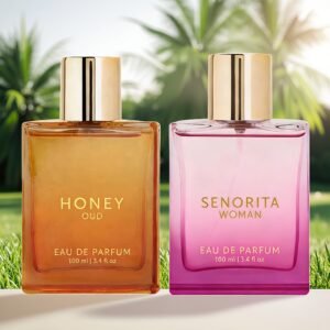 2pcs Bella Vita Luxury Women'S Gift Set Combo - Honey Oud & Senorita Perfumes | Floral Fragrance, Liquid Format