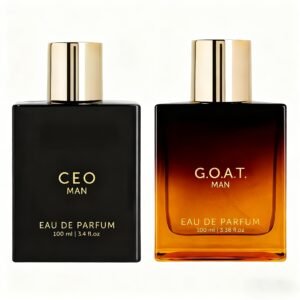 Luxury CEO&G.O.A.T. Man Perfume for Men | 3.4oz, Vanilla Scented, Oriental Fragrance Note