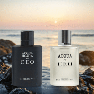 ACQUA BLACK CEO Eau de Toilette Spray | Men'S Daily Fragrance for Casual Wear - 3.4 oz Bottle | Ideal Birthday or Anniversary Gift for Men, Woody Fragrance Note