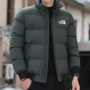 2024Men's Winter Jacket and Coat Cotton New Men's Windproof Thick Warm European Size XS-5XL