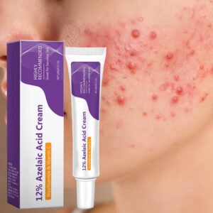 12% azelaic acid cream and lotion, Purple Moisturizing Face Cream with Niacinamide, Salicylic Acid, Hyaluronic Acid, and Glycerin - Gentle Cleansing & Hydrating Formula for All Light Beige Types, Looks Younger, 12% azelaic acid cream, Brightening And Firming Facial Skincare Cream.