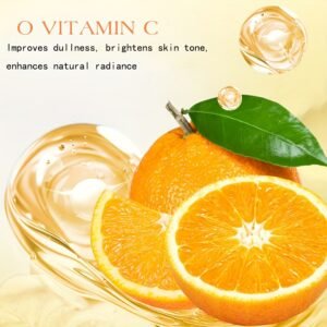 Vitamin C Makeup Remover Cleansing Cream, Deep Cleansing Makeup Remover for Face, Eyes, and Lips, Gentle and Non-Irritating, Suitable for All Skin Types
