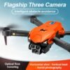 M3 Remote Control UAV, Electric Adjustment Three Camera Remote Control Quadcopter,