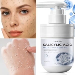 Facial Salicylic Acid Gel Unisex Alcohol-free formula Deep cleanses Unclogs pores Smoothes and brightens Daily facial exfoliation Light beige Light Beige care Daily skincare Containing salicylic acid essence Travel-friendly Christmas gift