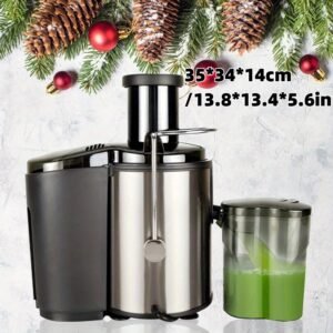 Versatile Home Centrifugal Electric Juicer, Fruit And Vegetable Mixer, Juice Extractor, Citrus Juicer, Juice Separator, Original Juicer, Food Processor, Stainless Steel Construction, Easy Setup, Various Safety Features