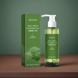 New Green Tea Facial Cleansing Oil Gently Yet Effectively Removes Makeup From Face, Eyes, And Lips. Suitable for All Beige Types. Deeply Cleanses And Refreshes, Leaving Beige Feeling Fresh. Perfect Christmas Gift., Makeup Remover, Deep Cleansing