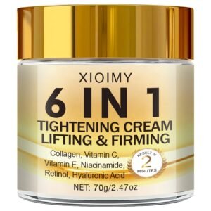 Six-In-One Facial Cream, Infused with Collagen, Vitamins C, E, Niacinamide, Retinol, And Hyaluronic Acid, Nourishes The Skin, Making The Facial Complexion Smoother, More Hydrated, And Refined, Suitable for All Skin Types