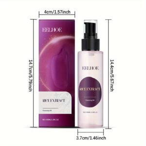 GentleCleansing Oil - Long-lasting DeepCleansing Oil for Face, Lips, And Eyes. Suitable for All SkinTypes.Mild Formula.MakeupRemover Oil. Stylish Bottle Design. Minimalist Packaging. Moisturizing Ingredients. Skincare Essential. Daily Makeup Removal.