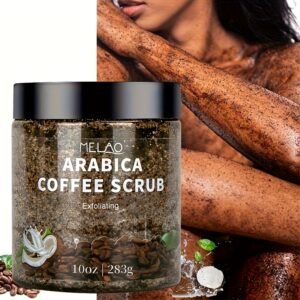 MELAO Arabica Coffee Scrub for Body, Face, Hand, Foot