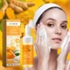 Turmeric Cleanser, a Mild Formula That Doesn'T Dry Out The Skin, Designed for Facial Muscles, Gently Cleanses The Face, Features a Light Beige Moisturizing Texture That Is Soft And Suitable for All Skin Types, Ideal for Your Skincare Routine