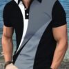 Lightweight Classic Shirt, Soft Casual Top, 100% Polyester, Minimalist Light Trendy Essential for Spring, Summer, Fall Street Style, Fashionable Design Easy Care, Must-Have for Trendsetters, Gift for Men, Holiday Gift, Black Friday, Halloween