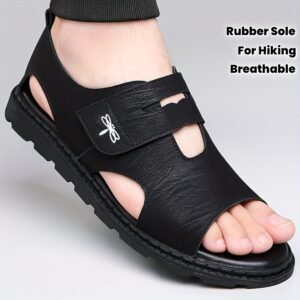 Men's Lightweight Breathable & Slides with Anti-Slip Rubber Sole - Odor-Resistant Sneakers Suitable for Hiking, Outdoor, Daily Wear - PU Cushioning & Round Toe,