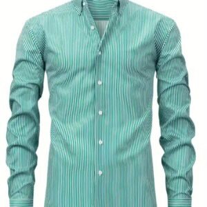 Men'S Wrinkle-Resistant Soft Long Sleeve Button-Up Shirt - 2026