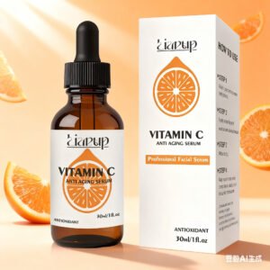 Lianup Premium 20% Vitamin C Mask Serum with Hyaluronic Acid, Retinol and Pigments- Boosts Skin Collagen, Moisturizes and Plumps Skin, Hydrating Mask Serum- 1.01oz