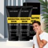 2pcs Brighten Skin Face Wash for Men, Coconut Oil Infused, Moisturizing Deep Cleansing Cream, Paraben-Free, Alcohol-Free with Glycerin, Suitable for All Skin Types, 100g Each