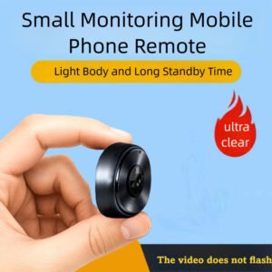 High-Quality Intelligent Small Mini Security Camera | USB Rechargeable, Full HD Night Vision, Motion Detection, Indoor Use, Easy Installation, No Need to Plug In, Wireless Mobile Phone Remote, Wi-Fi Voice Family Viewing for Pets/Children/Nannies