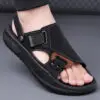 Men's Lightweight Outdoor Sandals with Quick-Dry Upper, Contoured Arch & Cushioned Sole - Slip-/Slippers Beach,