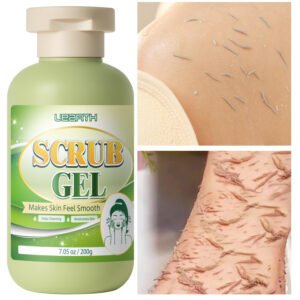 Mandelic Acid Exfoliating Gel, Contains Aloe, Rose and Chamomile, Deeply Cleansing, Long-Lasting Moisture Cleanses Pores Exfoliating Gel, Face and Body Scrub Gel, 200g