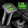 Universal Car Charger Adapter With Usb-C Fast Charging | Male-To-Female Connectors,
