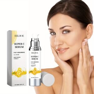 4pcs Vitamin C Super Serum - Moisturizing Super C Face Serum, Hydrating Facial Moisturizer Serum Smoothing & Firming Skin Care with Niacinamide & Hyaluronic Acid for All Skin